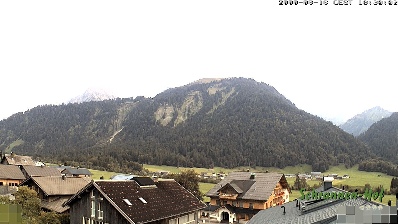 Archiv Foto Webcam Schrannen-Hof: Blick zum Zitterklapfen