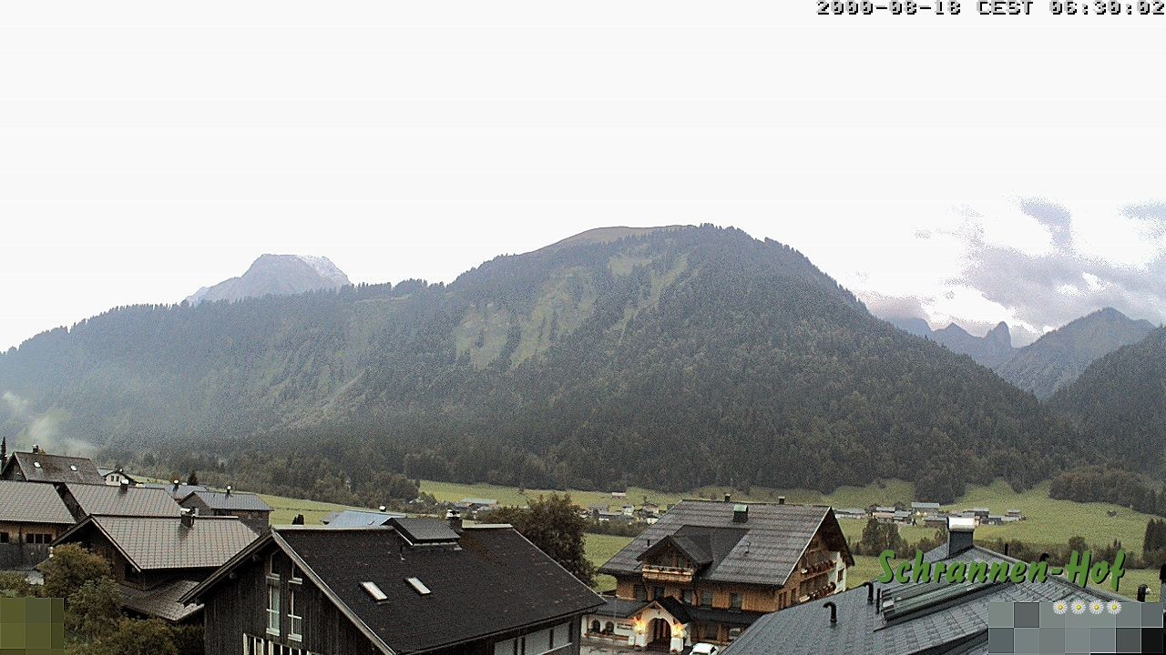 Archiv Foto Webcam Schrannen-Hof: Blick zum Zitterklapfen