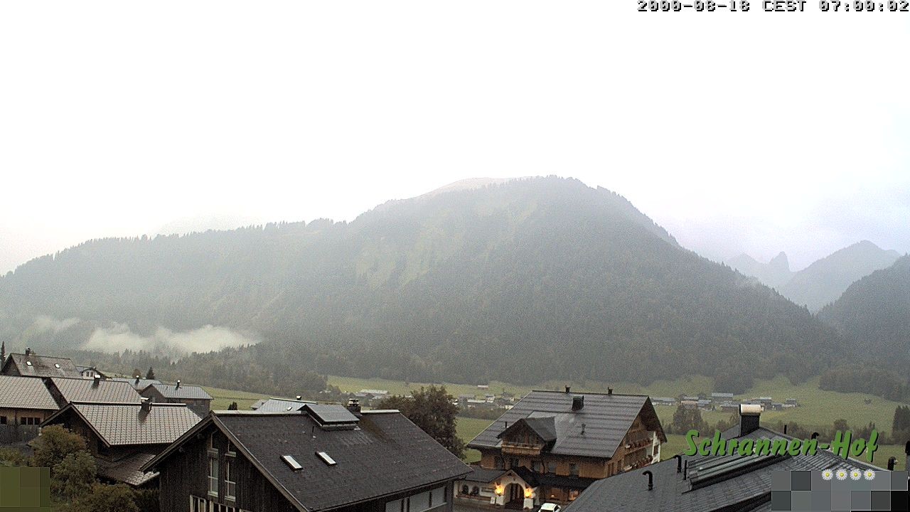 Archiv Foto Webcam Schrannen-Hof: Blick zum Zitterklapfen