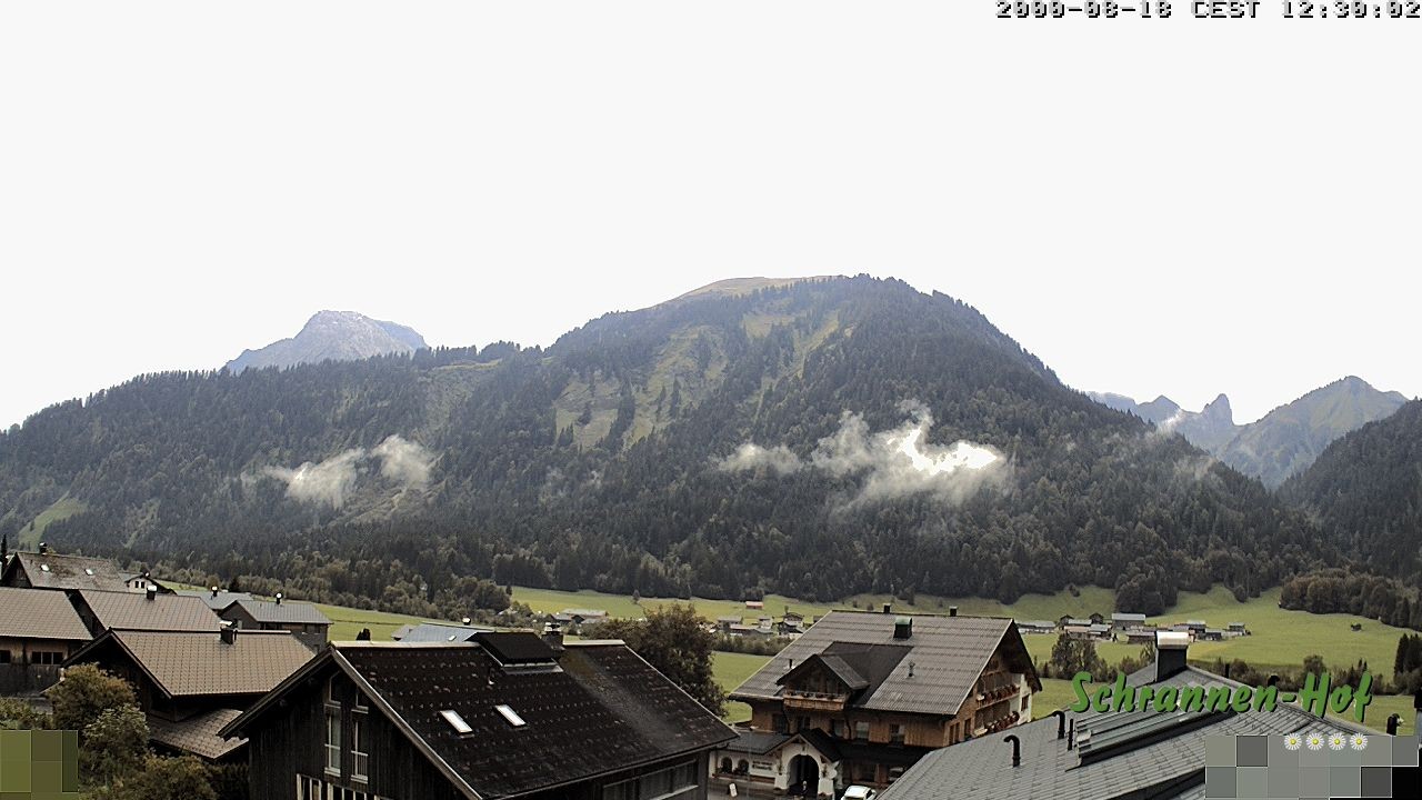 Archiv Foto Webcam Schrannen-Hof: Blick zum Zitterklapfen