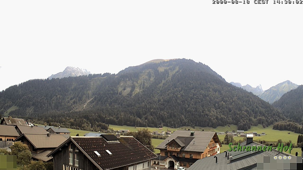Archiv Foto Webcam Schrannen-Hof: Blick zum Zitterklapfen