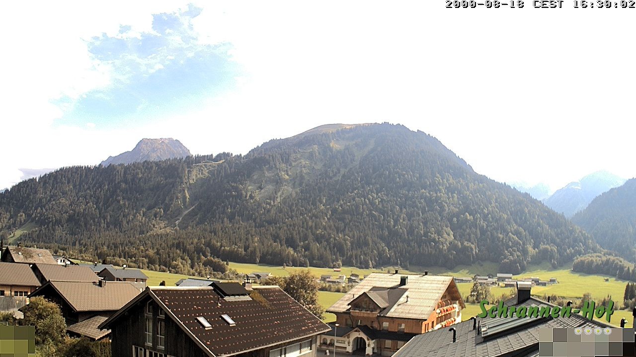 Archiv Foto Webcam Schrannen-Hof: Blick zum Zitterklapfen