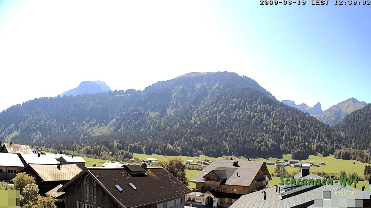Archiv Foto Webcam Schrannen-Hof: Blick zum Zitterklapfen