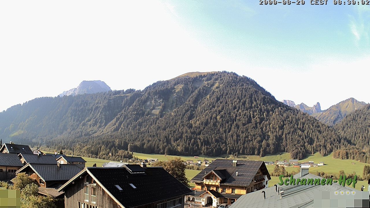 Archiv Foto Webcam Schrannen-Hof: Blick zum Zitterklapfen