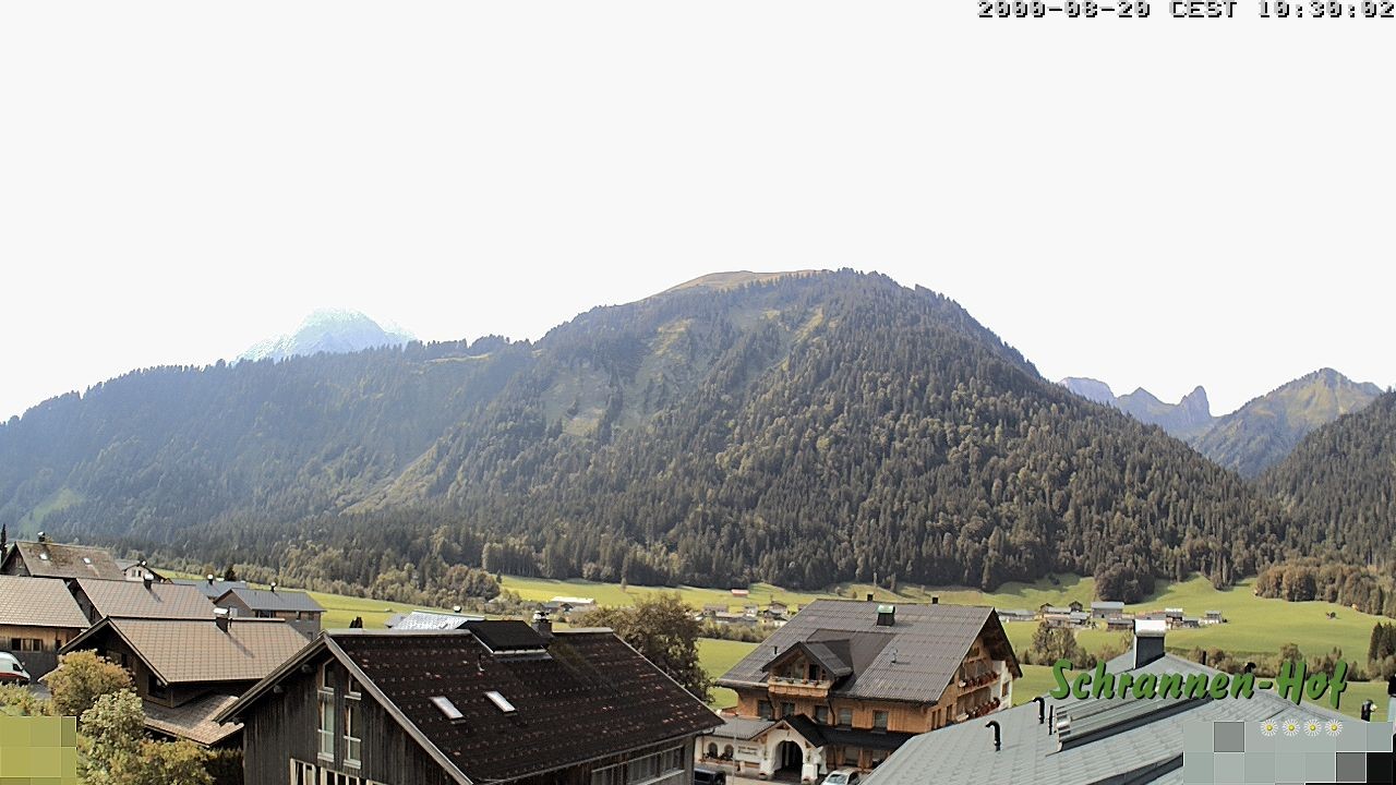 Archiv Foto Webcam Schrannen-Hof: Blick zum Zitterklapfen