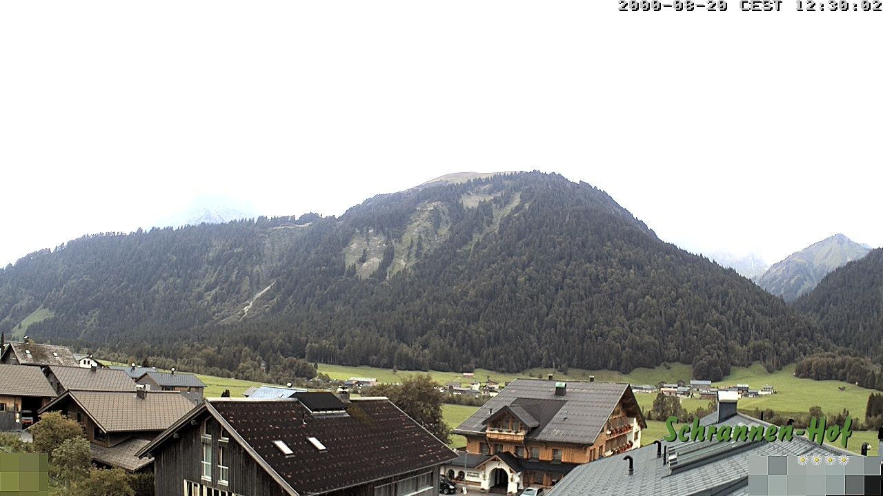 Archiv Foto Webcam Schrannen-Hof: Blick zum Zitterklapfen