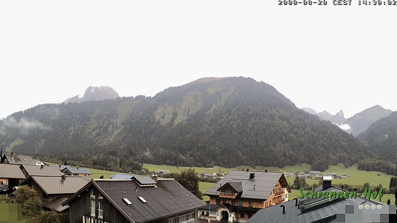 Archiv Foto Webcam Schrannen-Hof: Blick zum Zitterklapfen