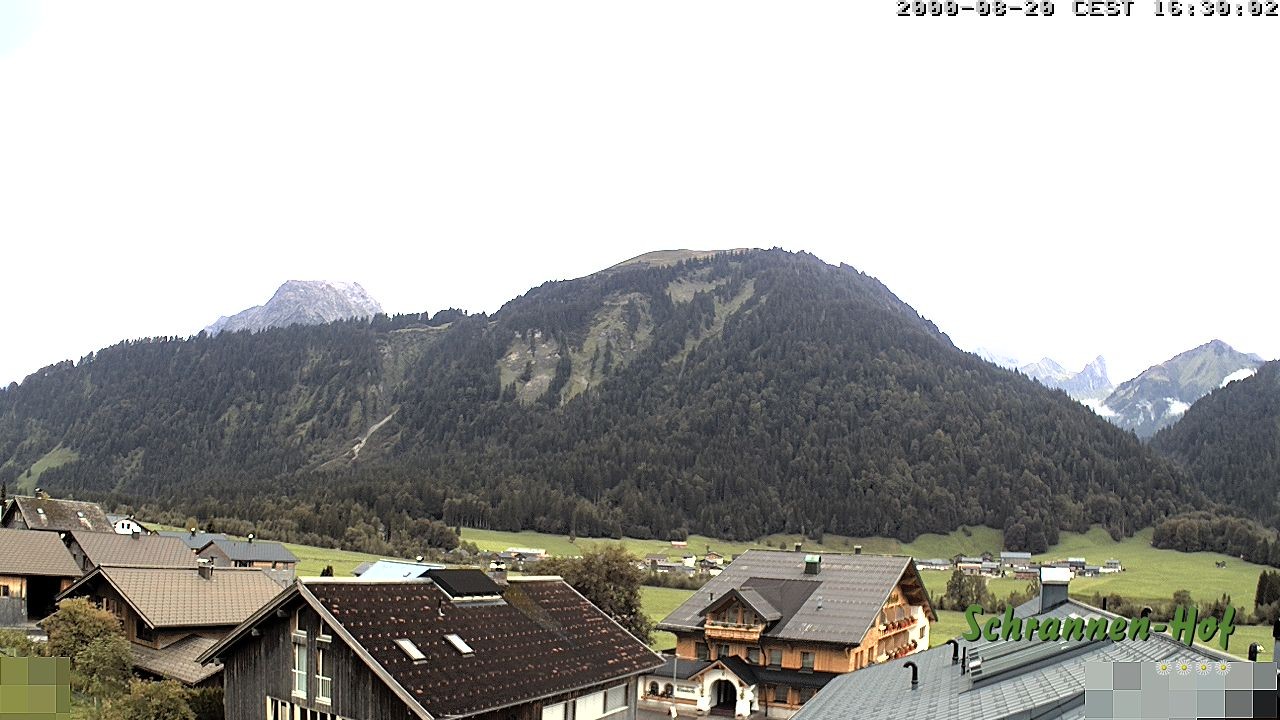 Archiv Foto Webcam Schrannen-Hof: Blick zum Zitterklapfen
