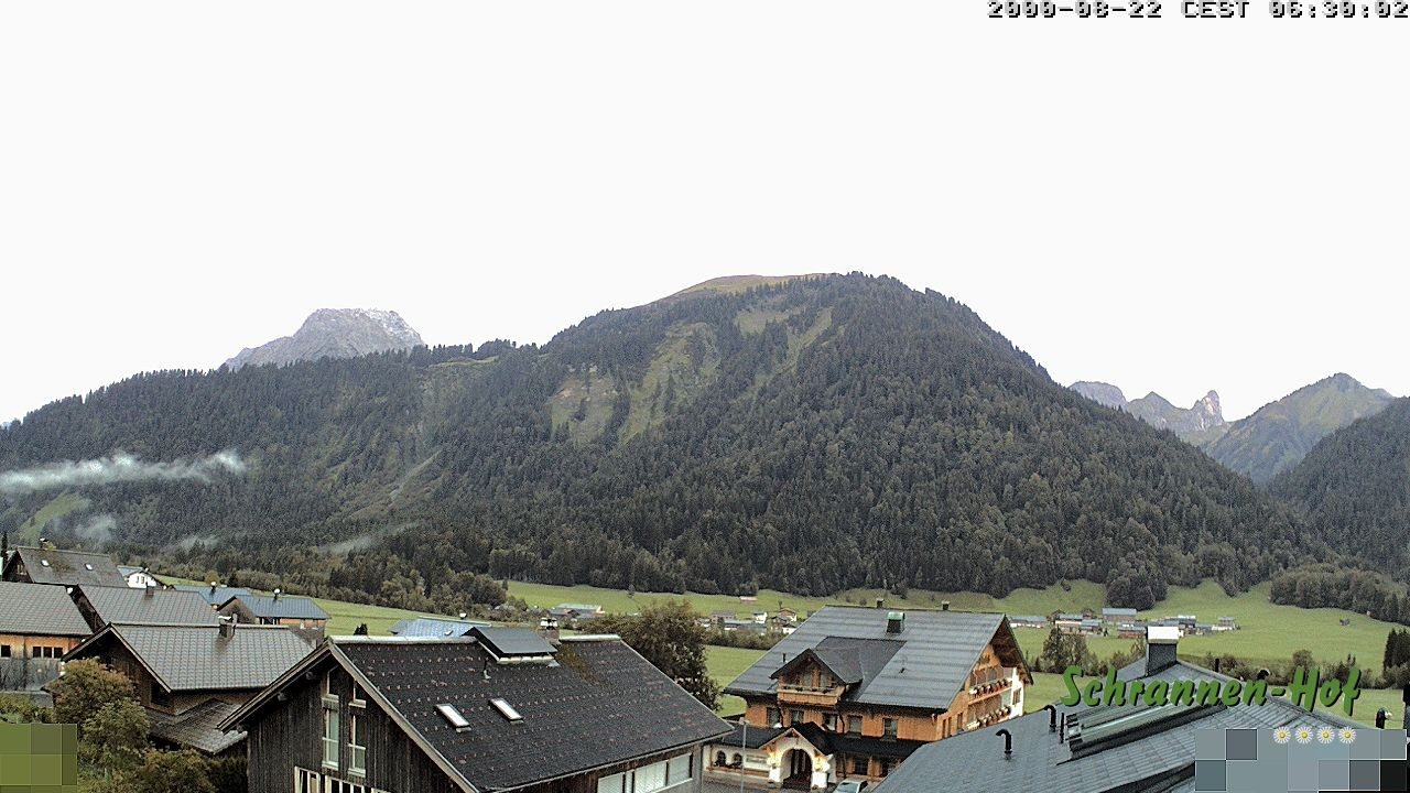 Archiv Foto Webcam Schrannen-Hof: Blick zum Zitterklapfen