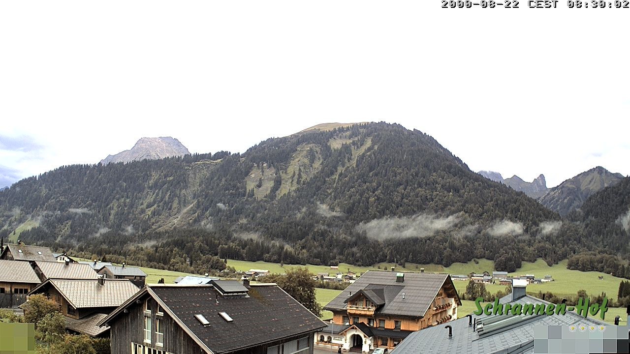 Archiv Foto Webcam Schrannen-Hof: Blick zum Zitterklapfen