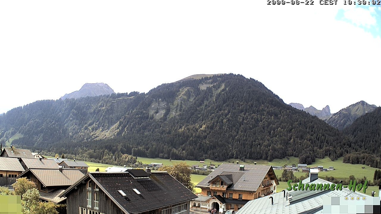 Archiv Foto Webcam Schrannen-Hof: Blick zum Zitterklapfen