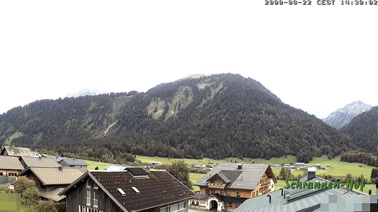 Archiv Foto Webcam Schrannen-Hof: Blick zum Zitterklapfen