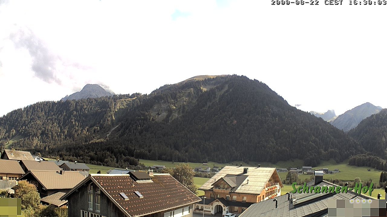 Archiv Foto Webcam Schrannen-Hof: Blick zum Zitterklapfen