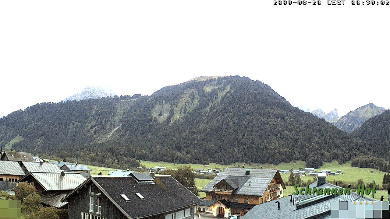 Archiv Foto Webcam Schrannen-Hof: Blick zum Zitterklapfen