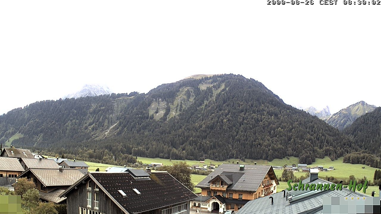 Archiv Foto Webcam Schrannen-Hof: Blick zum Zitterklapfen