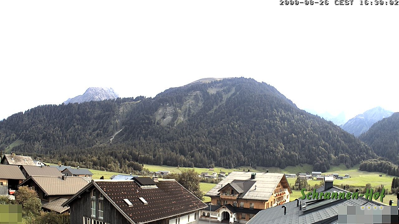 Archiv Foto Webcam Schrannen-Hof: Blick zum Zitterklapfen