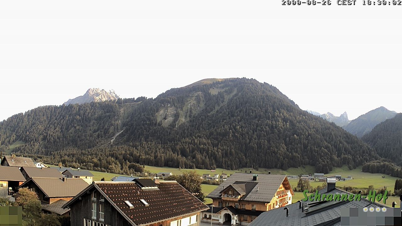 Archiv Foto Webcam Schrannen-Hof: Blick zum Zitterklapfen