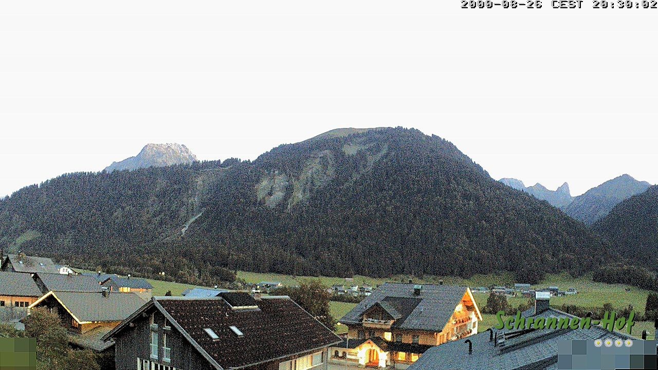 Archiv Foto Webcam Schrannen-Hof: Blick zum Zitterklapfen