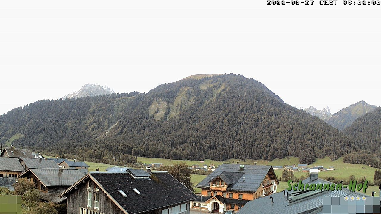 Archiv Foto Webcam Schrannen-Hof: Blick zum Zitterklapfen