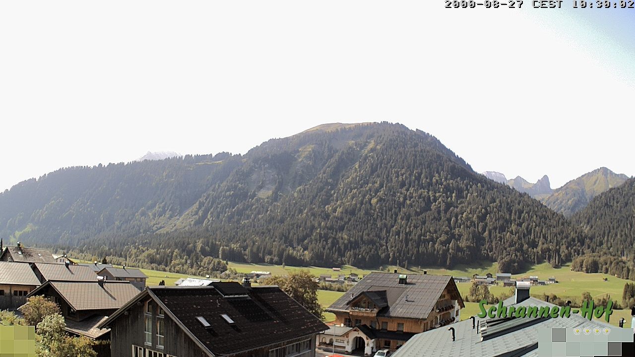 Archiv Foto Webcam Schrannen-Hof: Blick zum Zitterklapfen