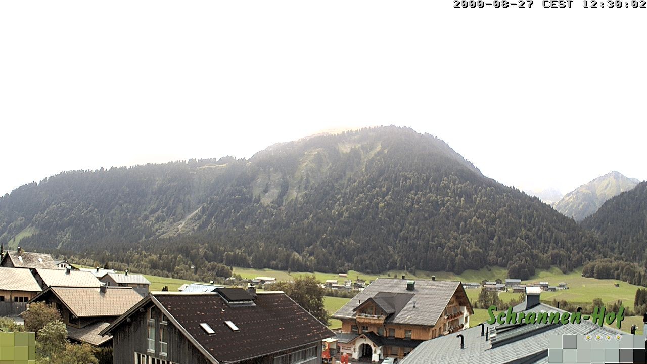 Archiv Foto Webcam Schrannen-Hof: Blick zum Zitterklapfen