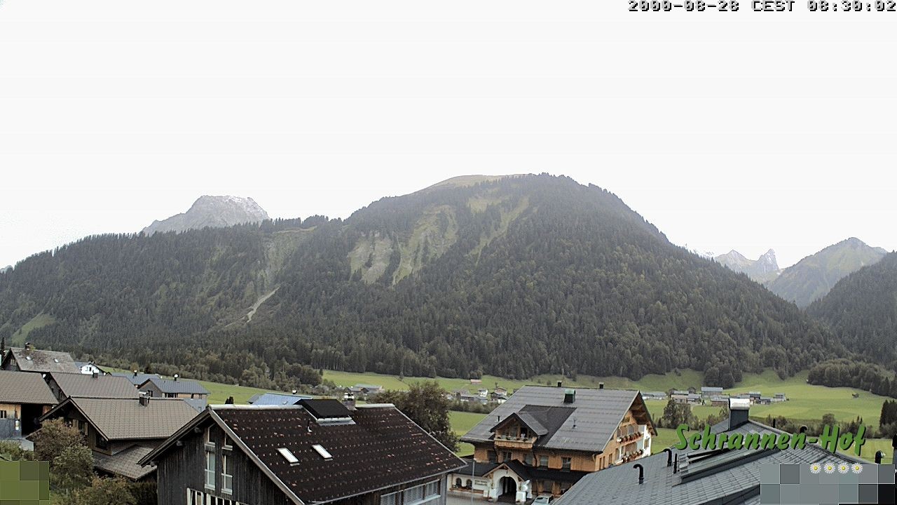 Archiv Foto Webcam Schrannen-Hof: Blick zum Zitterklapfen