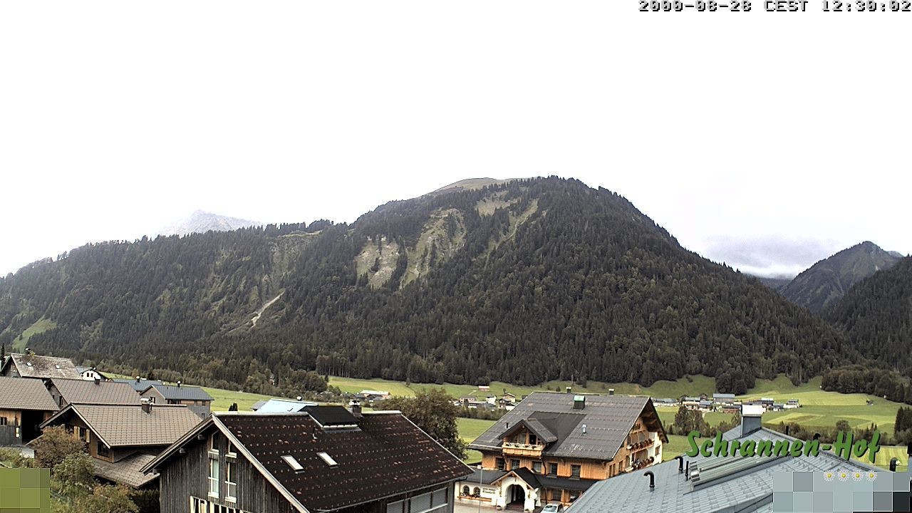 Archiv Foto Webcam Schrannen-Hof: Blick zum Zitterklapfen