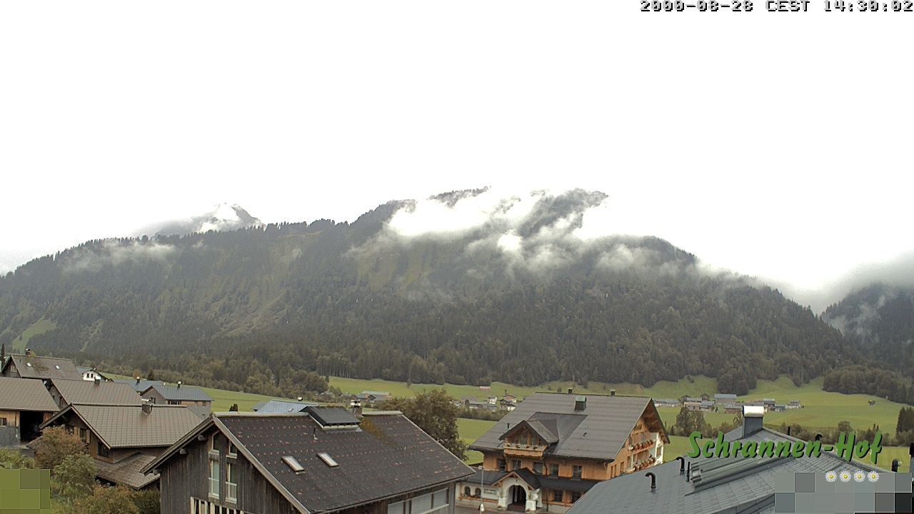 Archiv Foto Webcam Schrannen-Hof: Blick zum Zitterklapfen