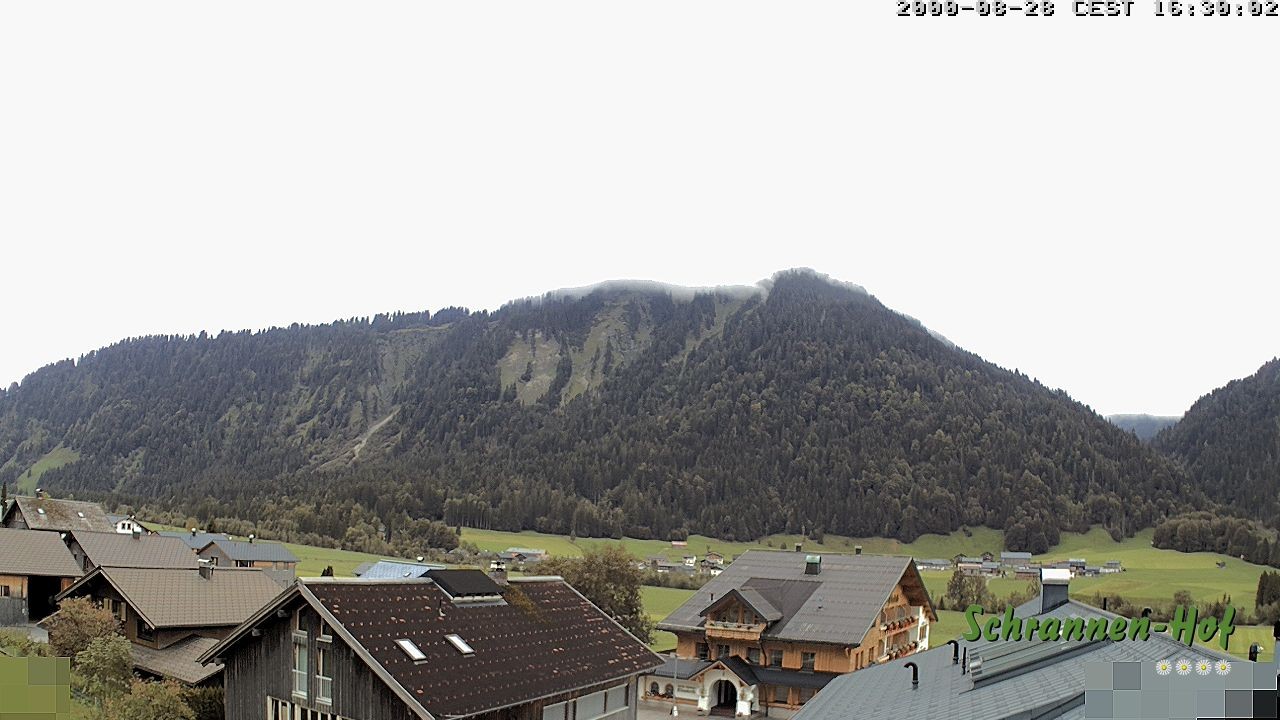 Archiv Foto Webcam Schrannen-Hof: Blick zum Zitterklapfen