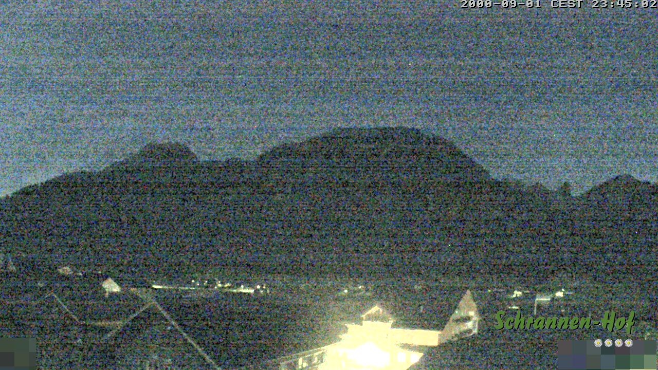 Archiv Foto Webcam Schrannen-Hof: Blick zum Zitterklapfen