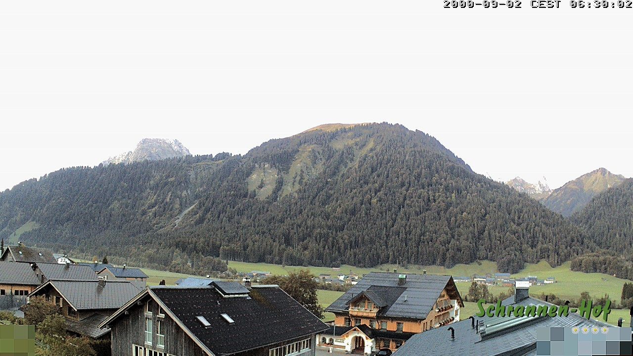 Archiv Foto Webcam Schrannen-Hof: Blick zum Zitterklapfen