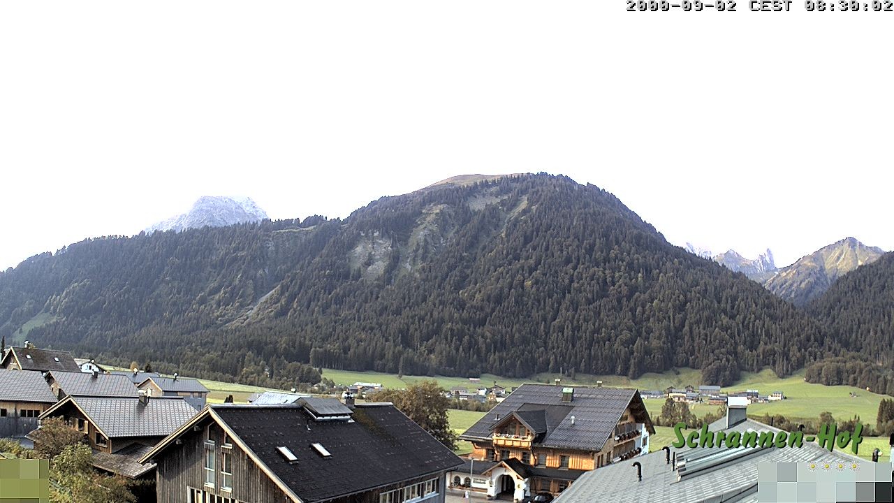 Archiv Foto Webcam Schrannen-Hof: Blick zum Zitterklapfen