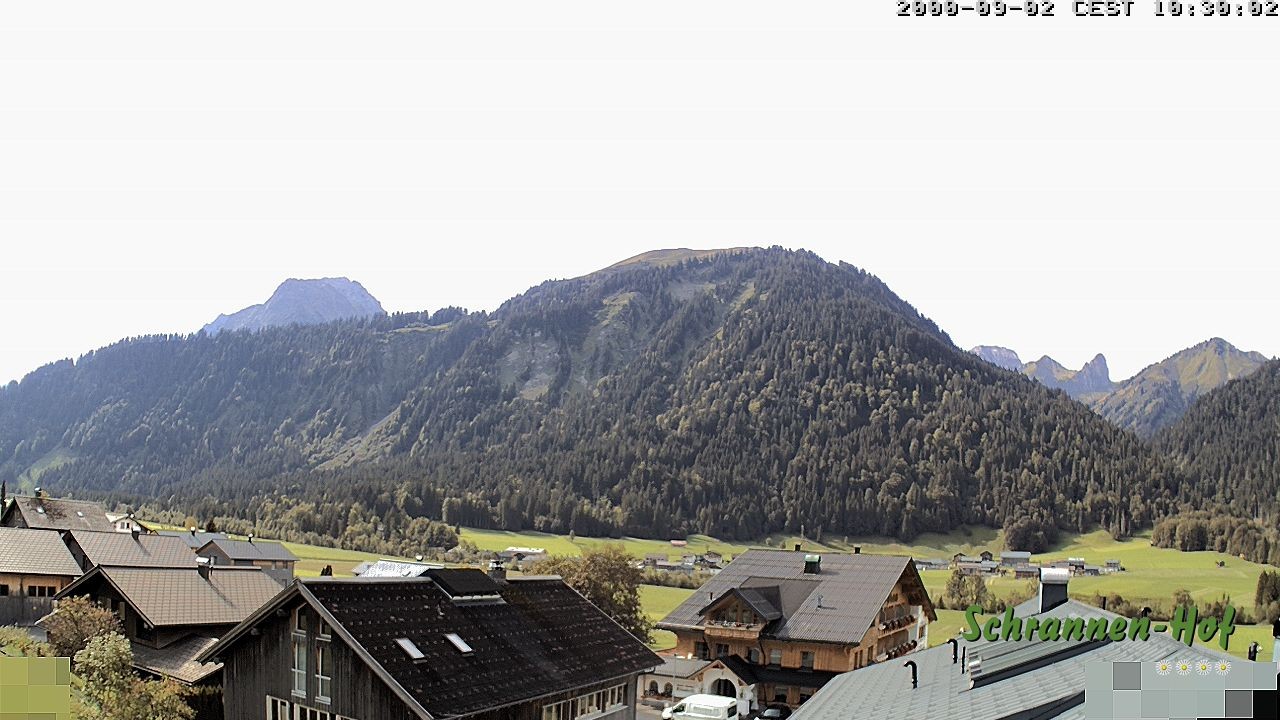 Archiv Foto Webcam Schrannen-Hof: Blick zum Zitterklapfen