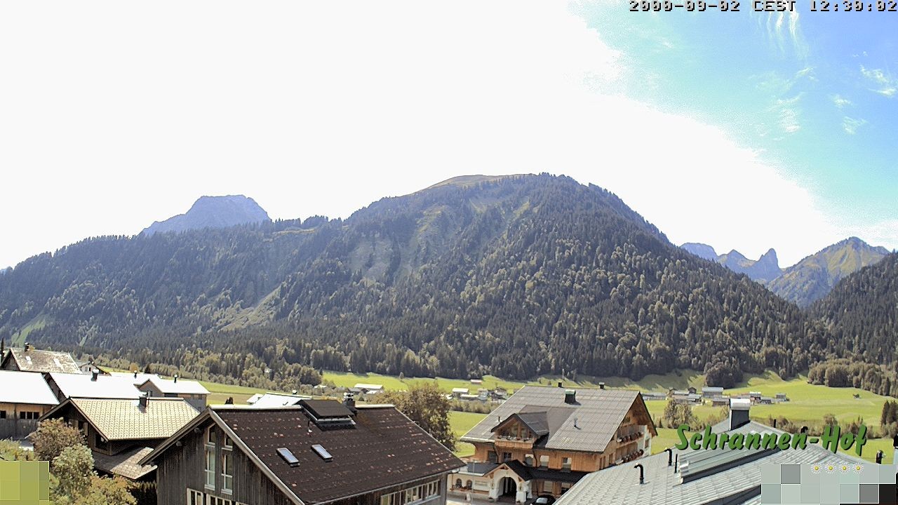 Archiv Foto Webcam Schrannen-Hof: Blick zum Zitterklapfen