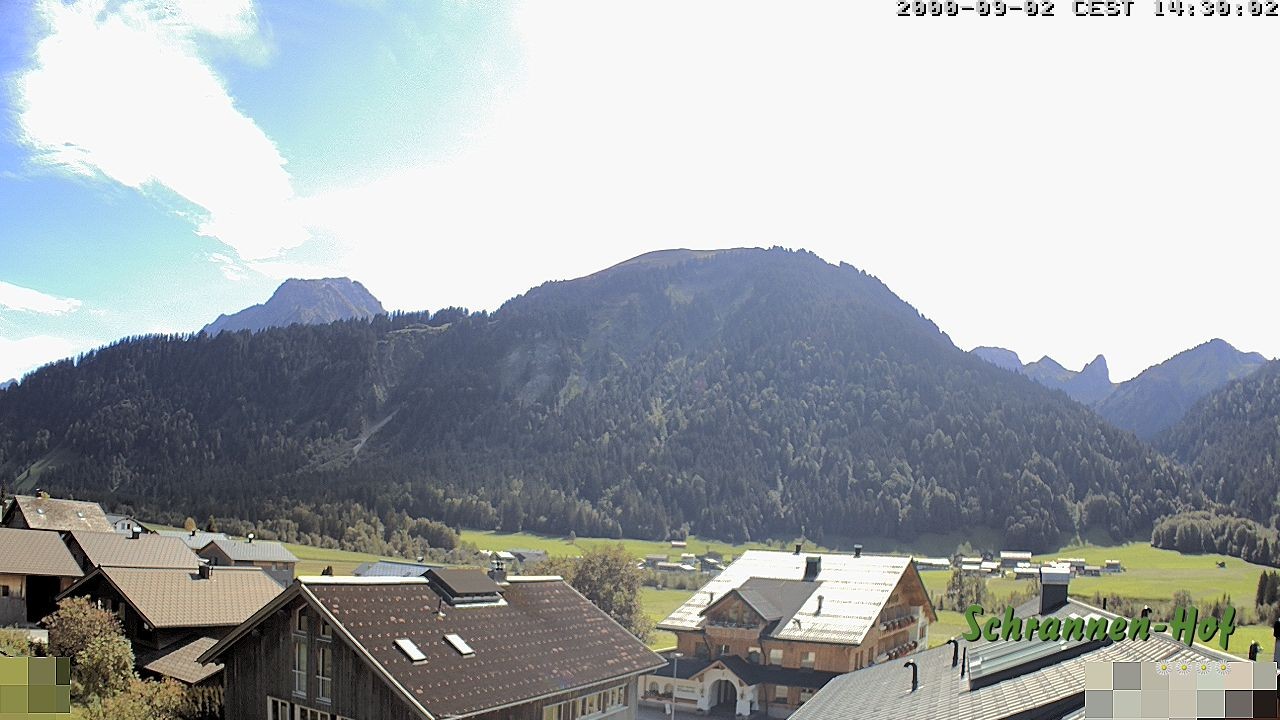 Archiv Foto Webcam Schrannen-Hof: Blick zum Zitterklapfen