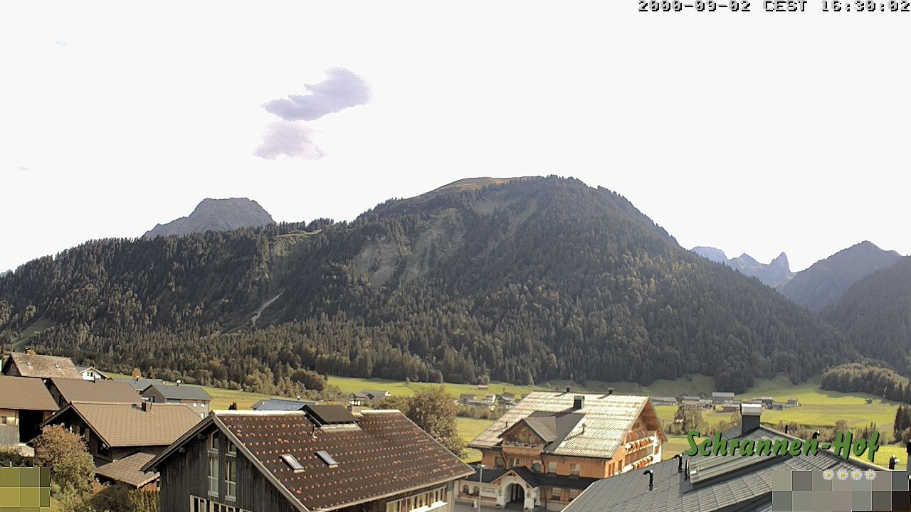Archiv Foto Webcam Schrannen-Hof: Blick zum Zitterklapfen