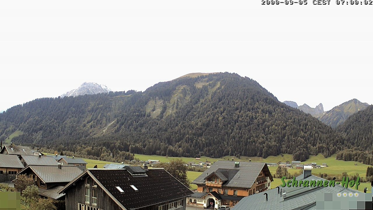 Archived image Webcam Schoppernau: Mt. Zitterklapfen