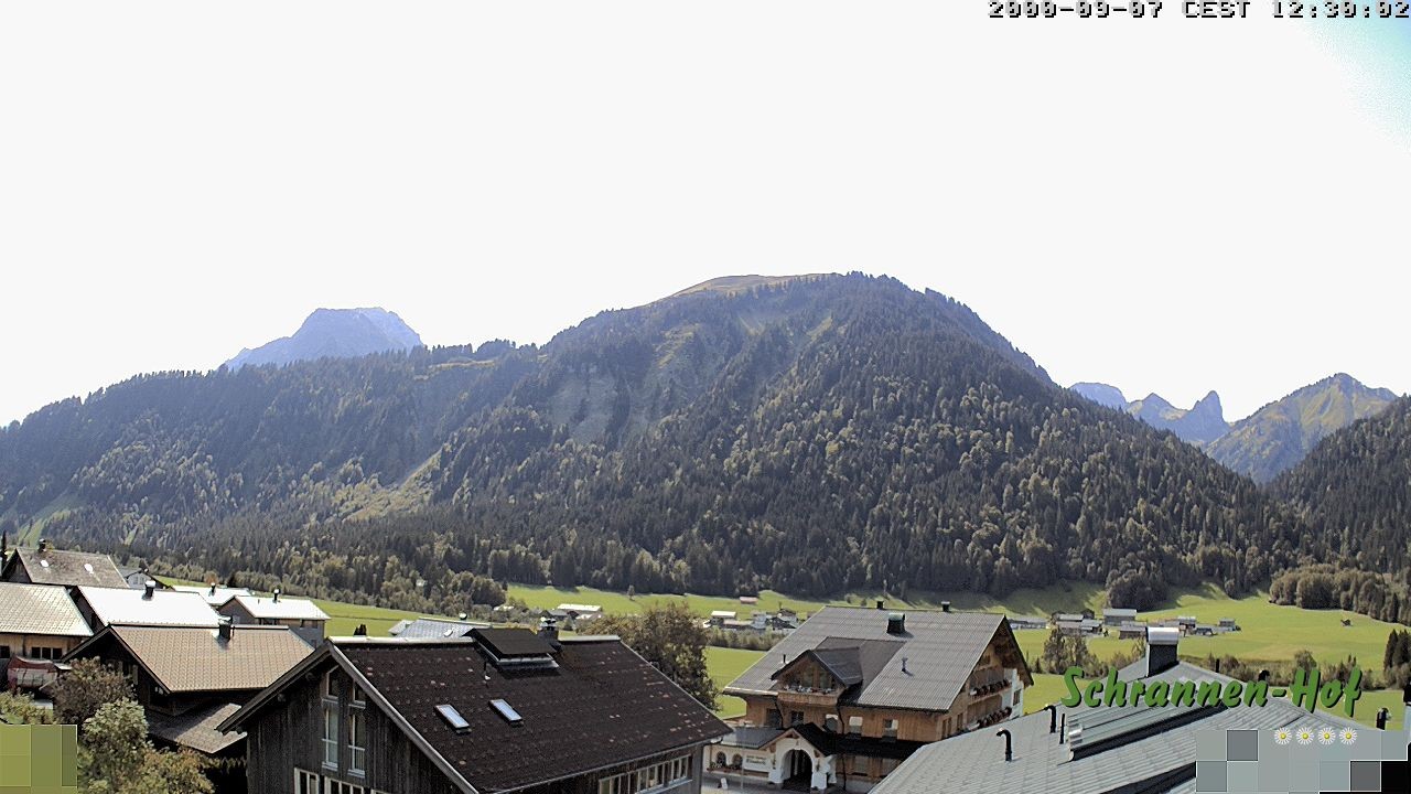 Archiv Foto Webcam Schrannen-Hof: Blick zum Zitterklapfen