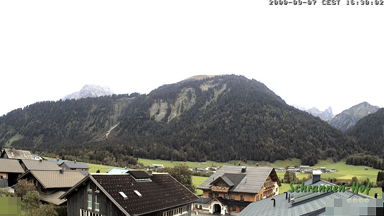 Archiv Foto Webcam Schrannen-Hof: Blick zum Zitterklapfen