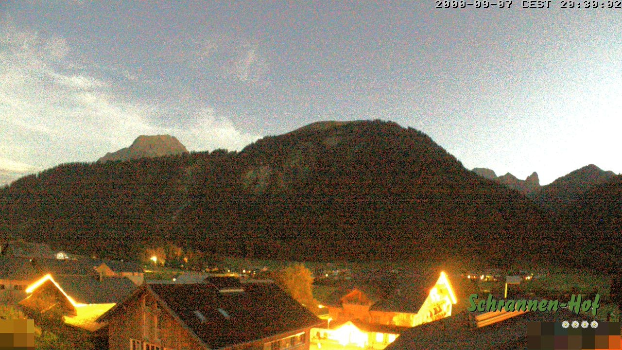 Archiv Foto Webcam Schrannen-Hof: Blick zum Zitterklapfen