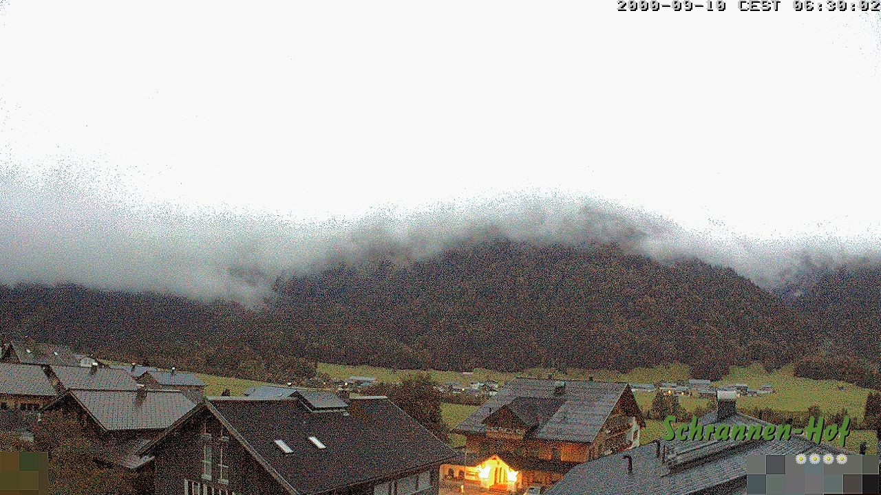Archived image Webcam Schoppernau: Mt. Zitterklapfen