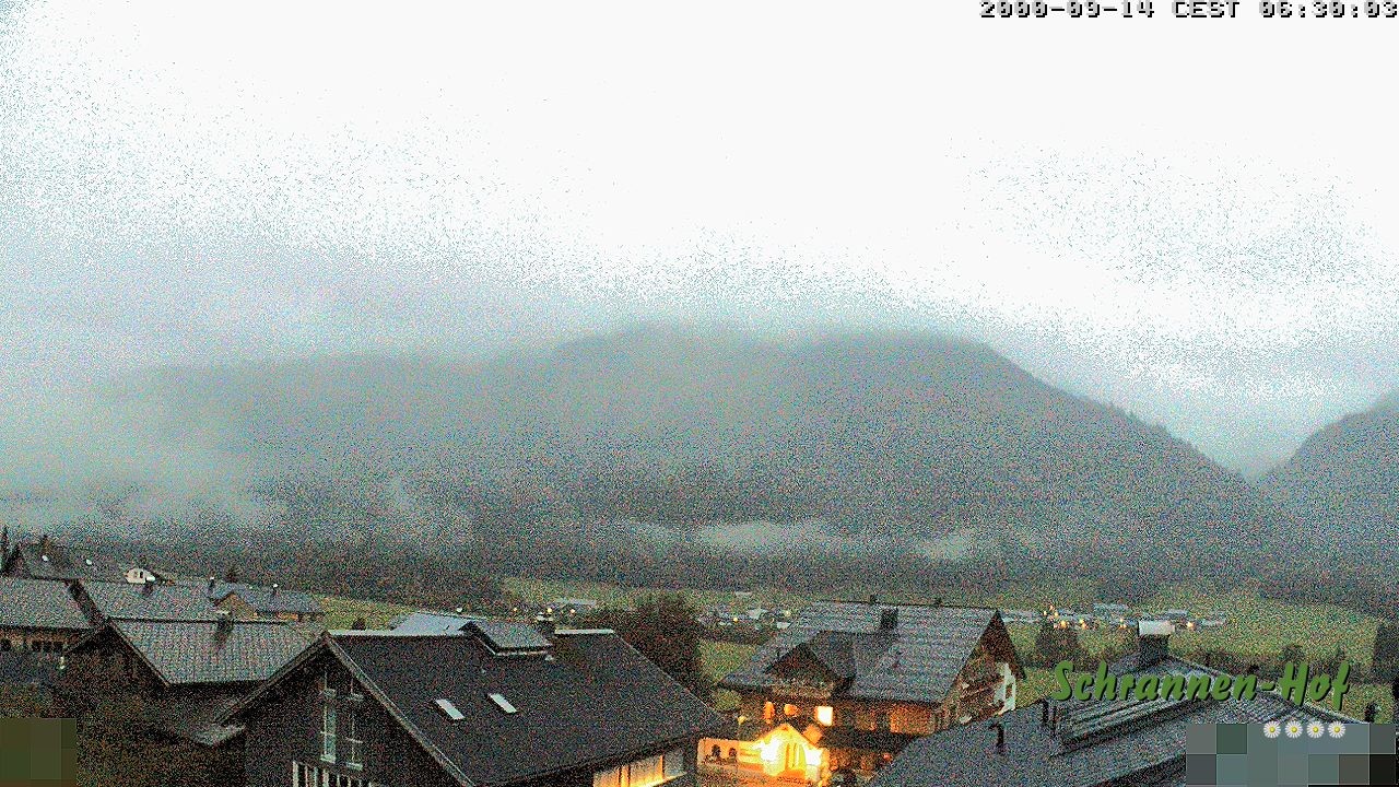 Archiv Foto Webcam Schrannen-Hof: Blick zum Zitterklapfen