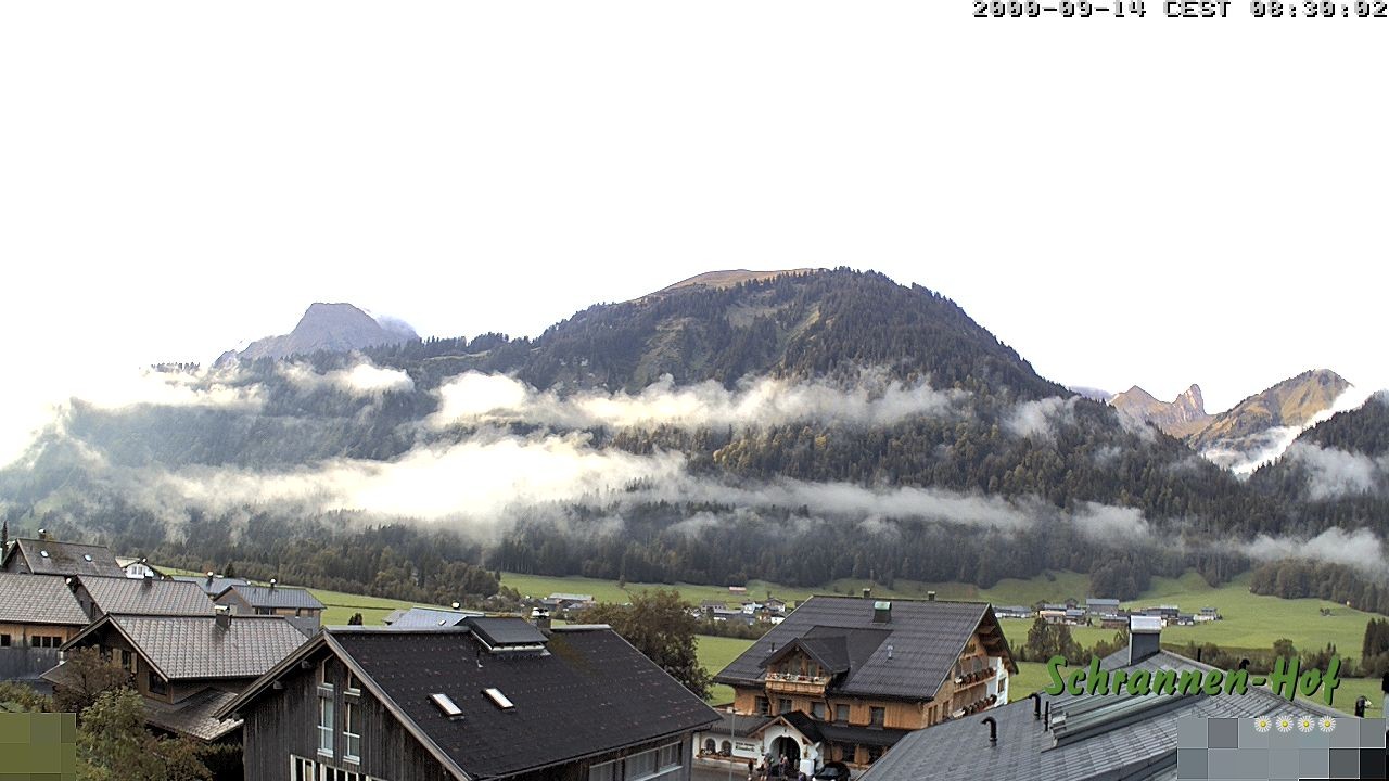 Archiv Foto Webcam Schrannen-Hof: Blick zum Zitterklapfen