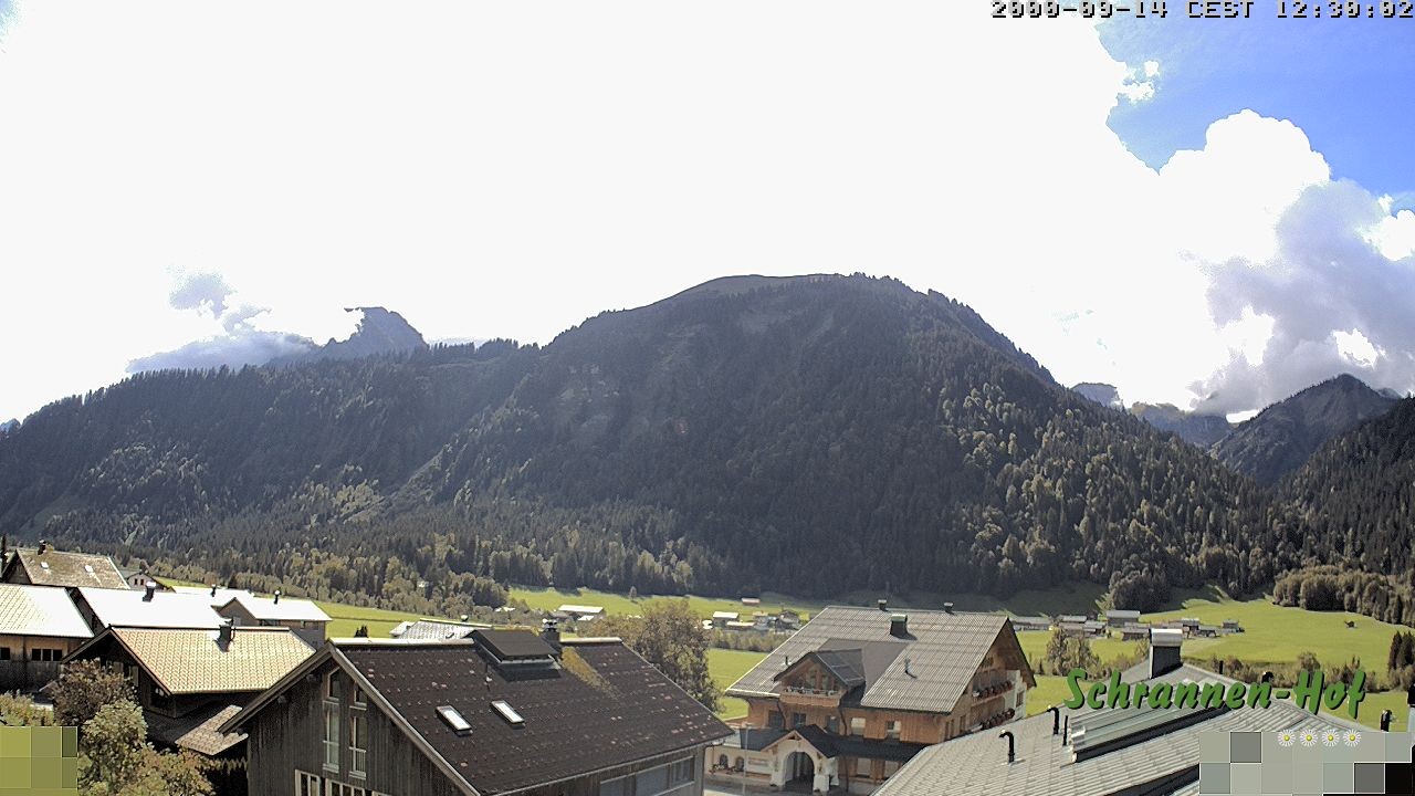 Archiv Foto Webcam Schrannen-Hof: Blick zum Zitterklapfen