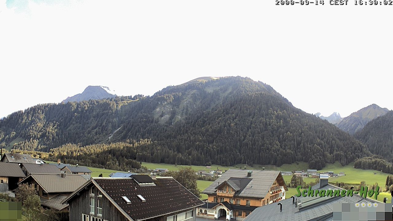 Archiv Foto Webcam Schrannen-Hof: Blick zum Zitterklapfen