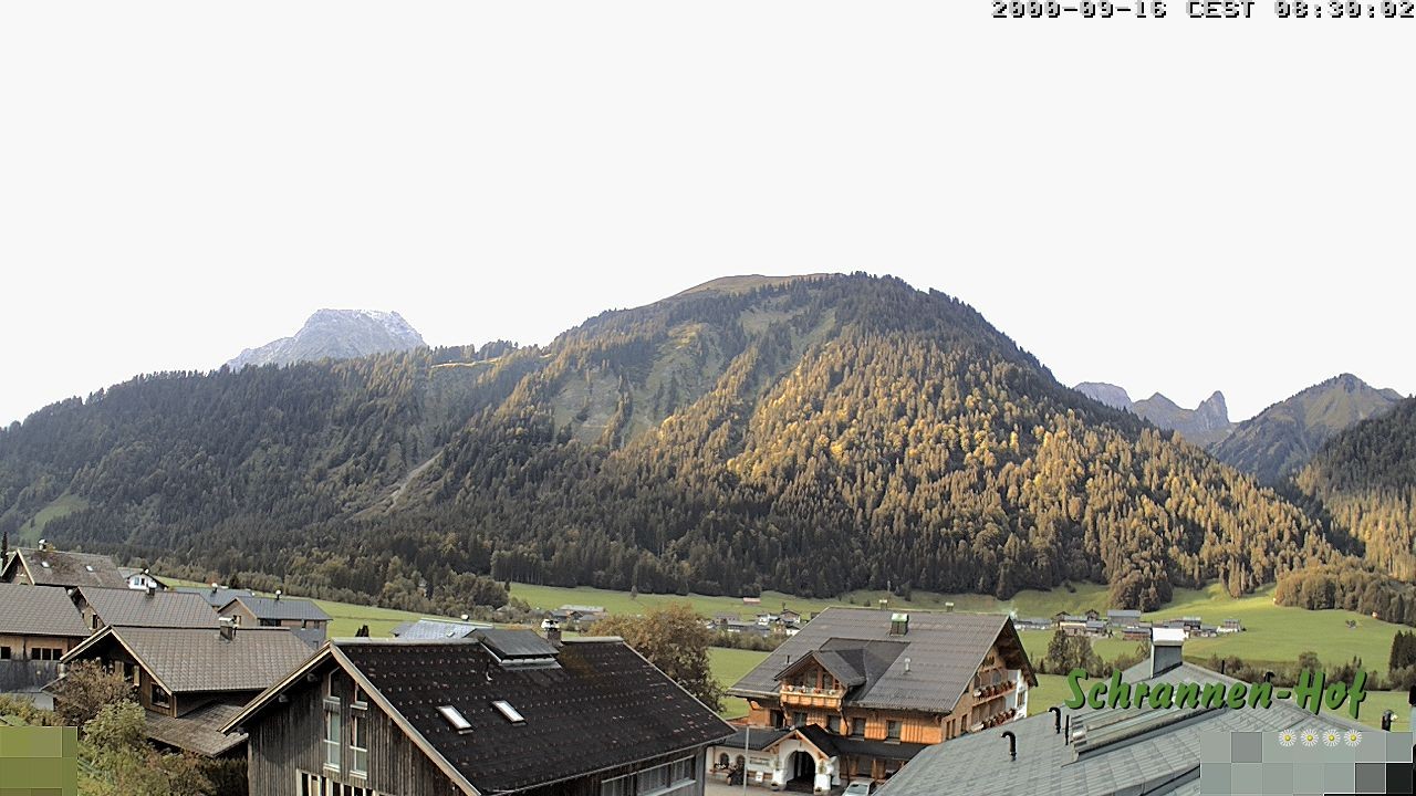 Archiv Foto Webcam Schrannen-Hof: Blick zum Zitterklapfen