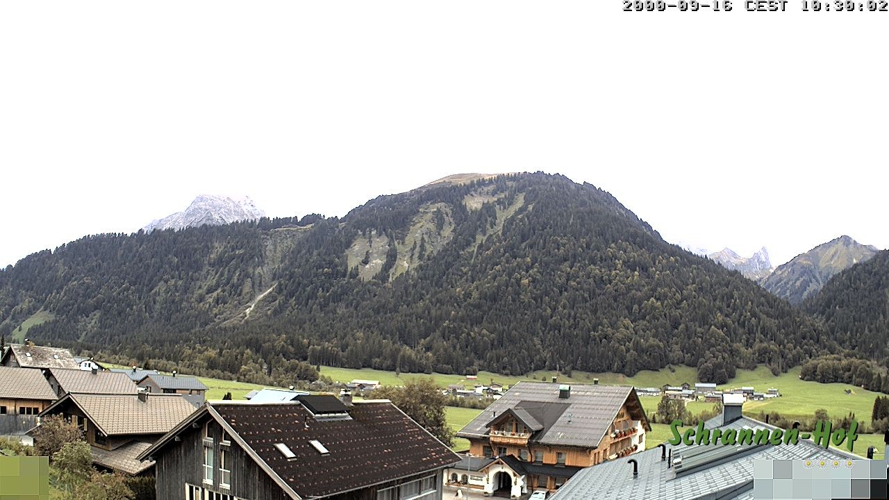 Archiv Foto Webcam Schrannen-Hof: Blick zum Zitterklapfen