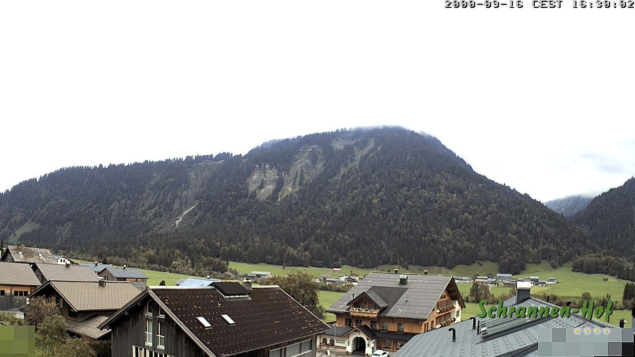 Archiv Foto Webcam Schrannen-Hof: Blick zum Zitterklapfen
