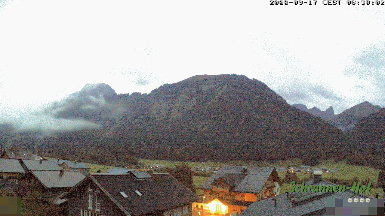 Archiv Foto Webcam Schrannen-Hof: Blick zum Zitterklapfen