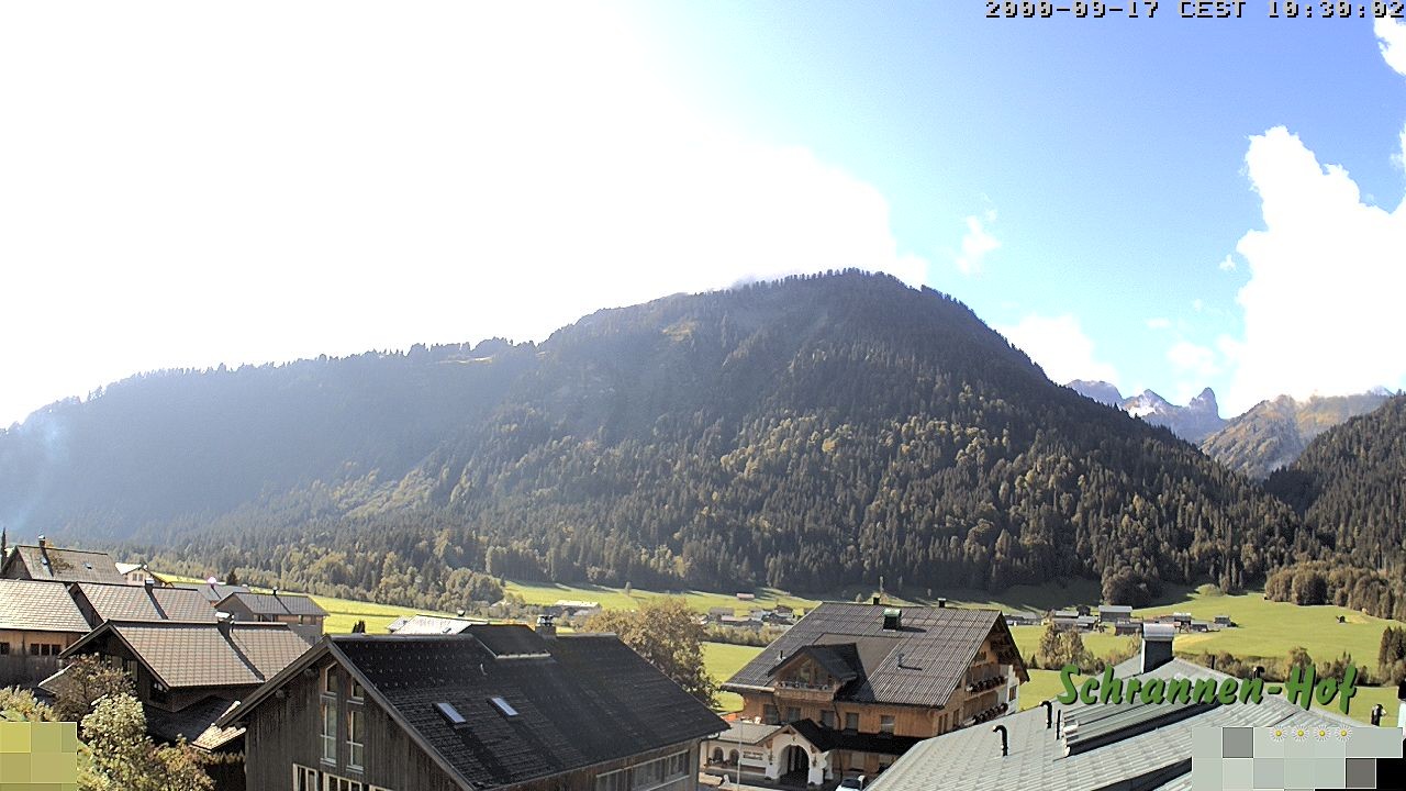 Archiv Foto Webcam Schrannen-Hof: Blick zum Zitterklapfen
